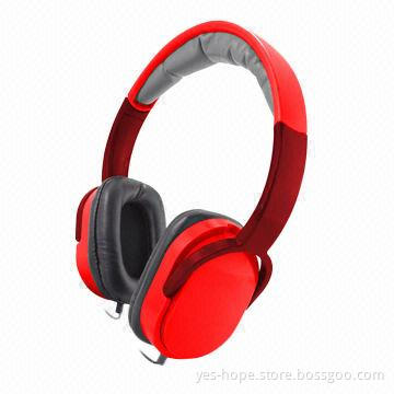 Fashion cheap metal headset with mic